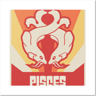 Pisces – Vintage Astrology Zodiac Posters and Art